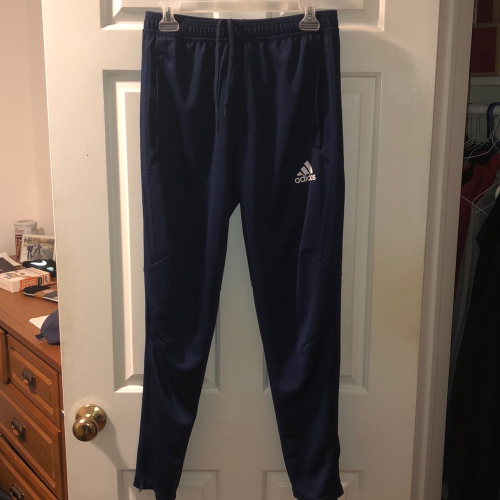 Men’s adidas tiro 17 soccer track pant blue navy